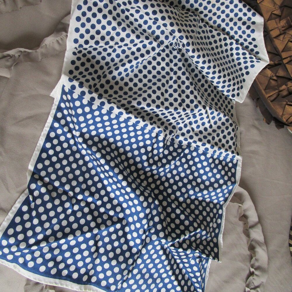 Positive Negative Dot Pattern Scarf - image 2